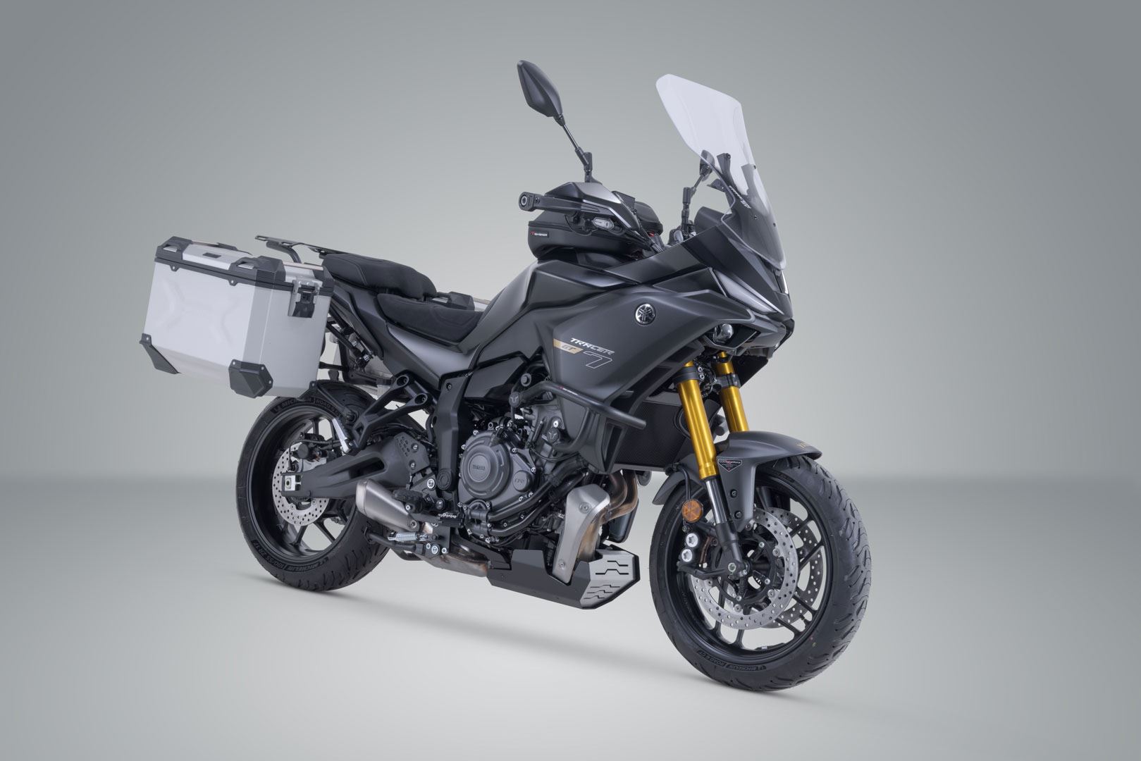 TRAX ADV aluminium case system Silver. 45/45 l. Yamaha Tracer 7 / GT (25-).