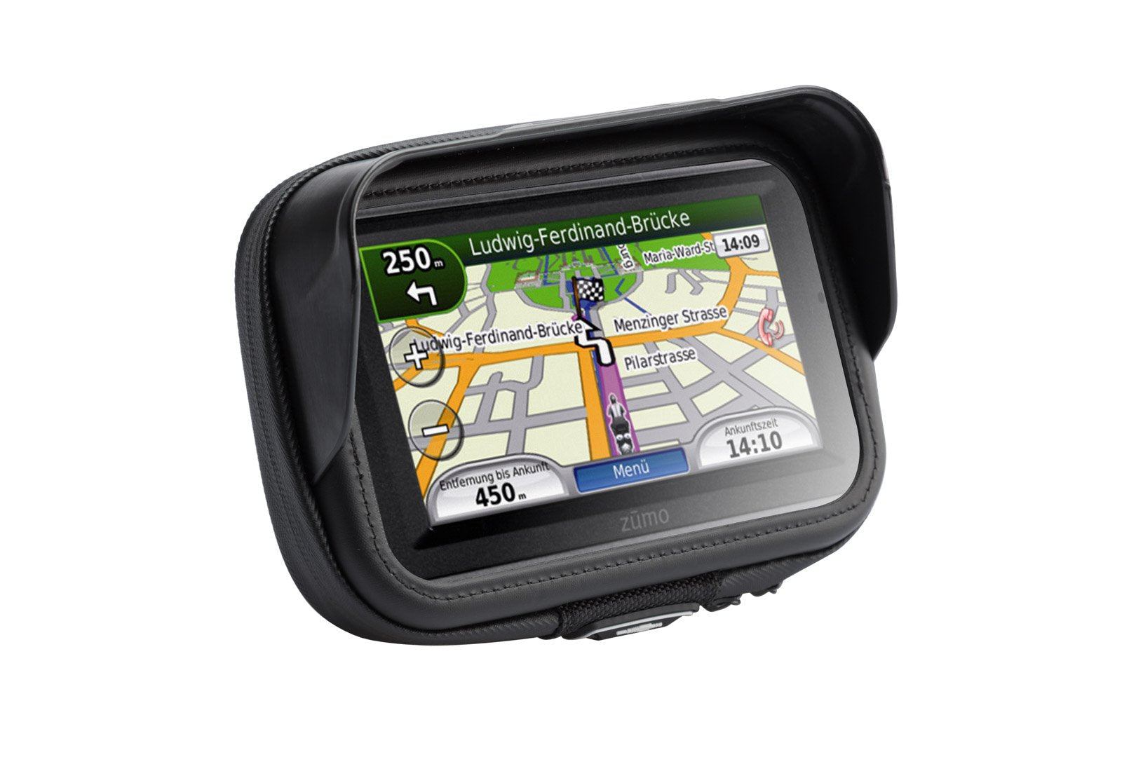 Universal GPS Mount Kit with Navi Case Pro L Incl 1" Ball, Socket Arm, Navi Mount, Navi Case