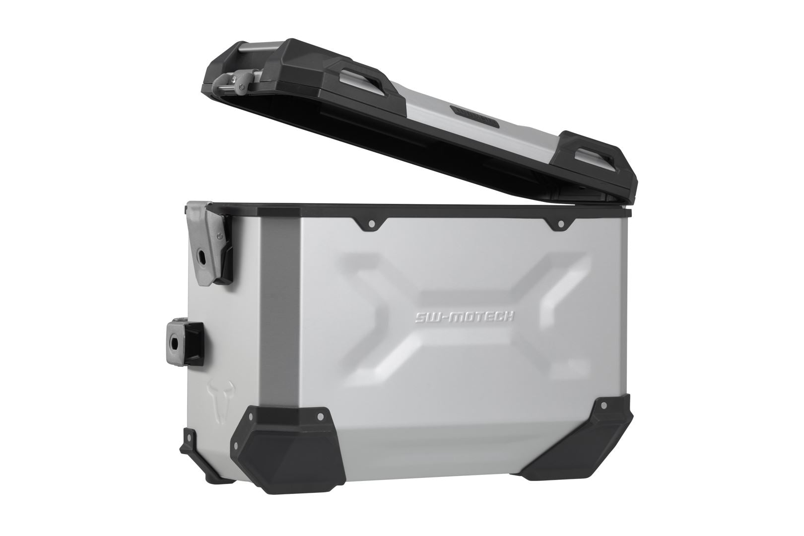 TRAX ADV aluminum case system Silver 37/37 l. Ducati Multistrada V4 (20-).