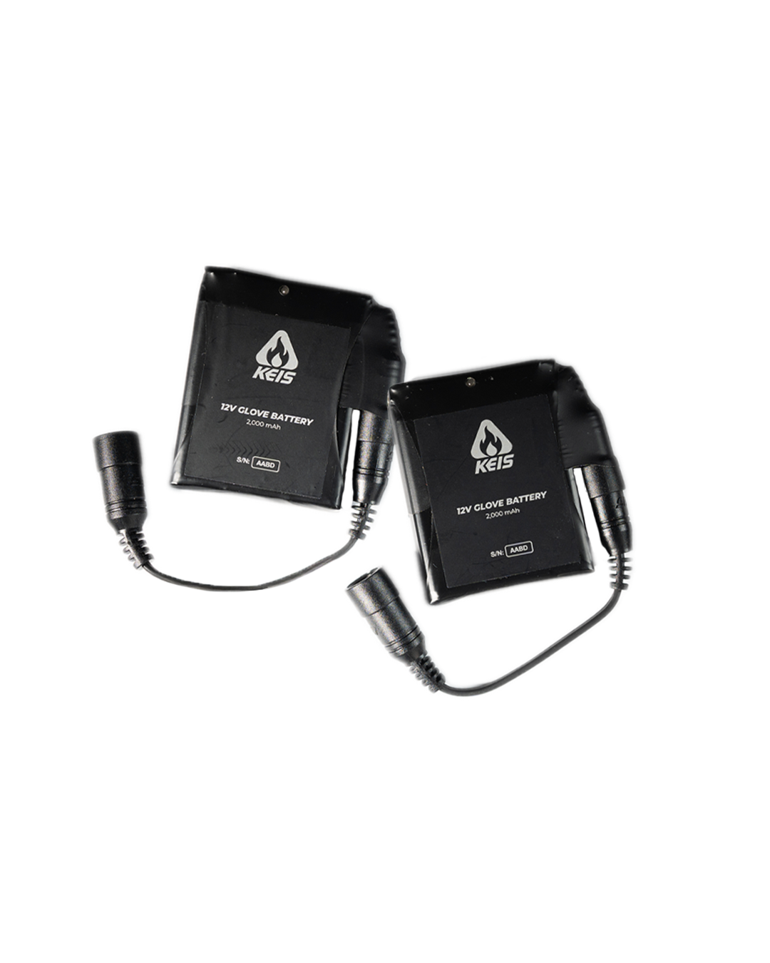 Keis 4000mAh 12V Gloves Battery Set with Multinational Charger