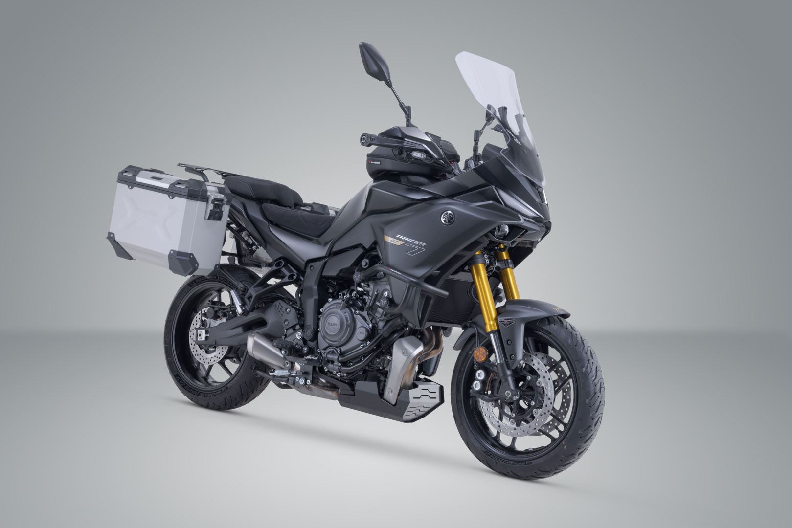 TRAX ADV aluminium case system Silver. 37/37 l. Yamaha Tracer 7 / GT (25-).