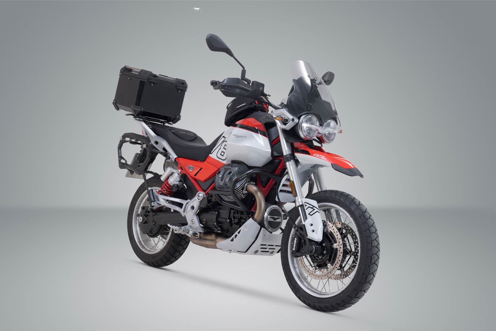 TRAX ADV top case system Black. Moto Guzzi V85 TT (24-).
