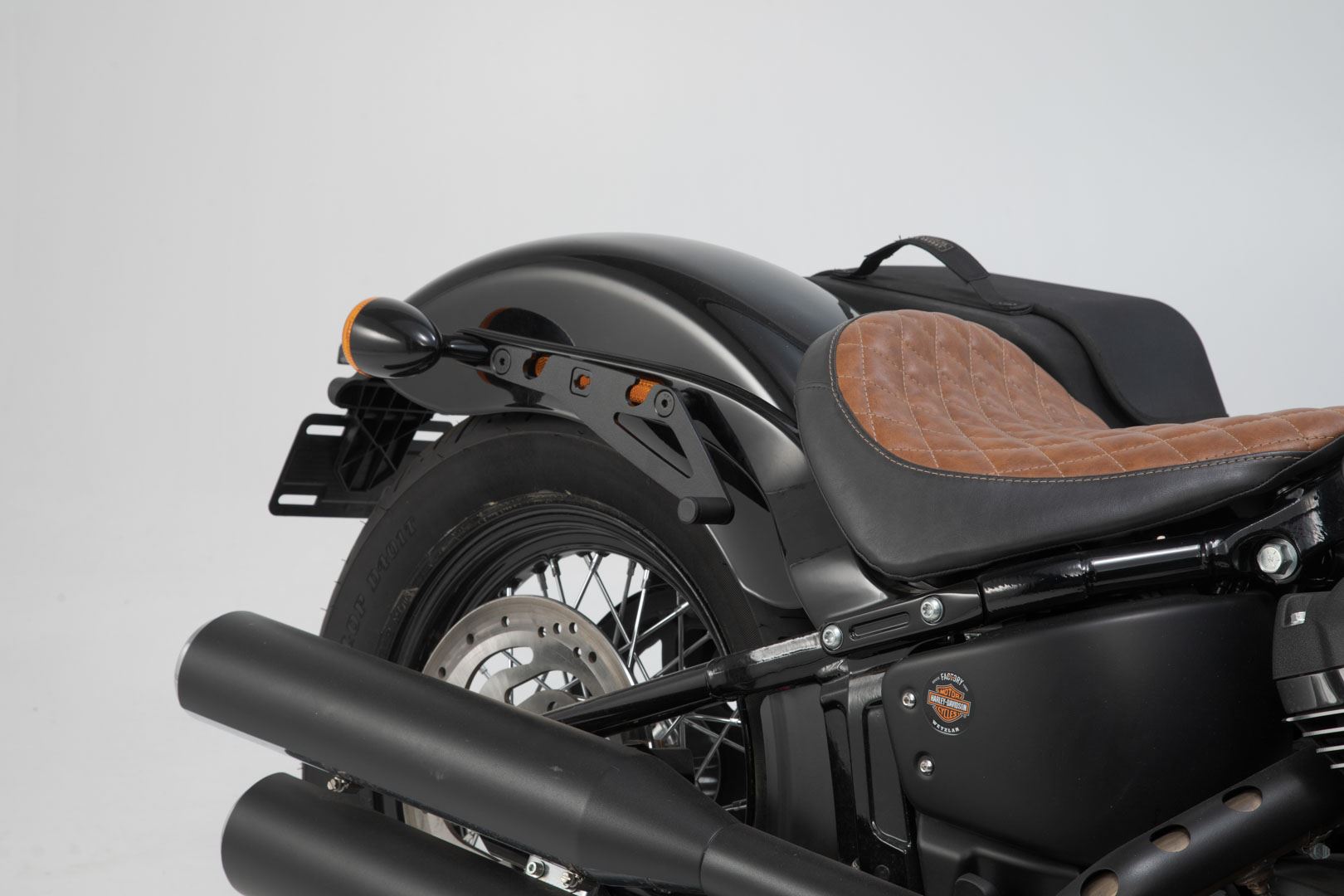 Legend Gear Side Bag System LH Harley-Davidson Softail Str Bob (17-),Standard (20-)