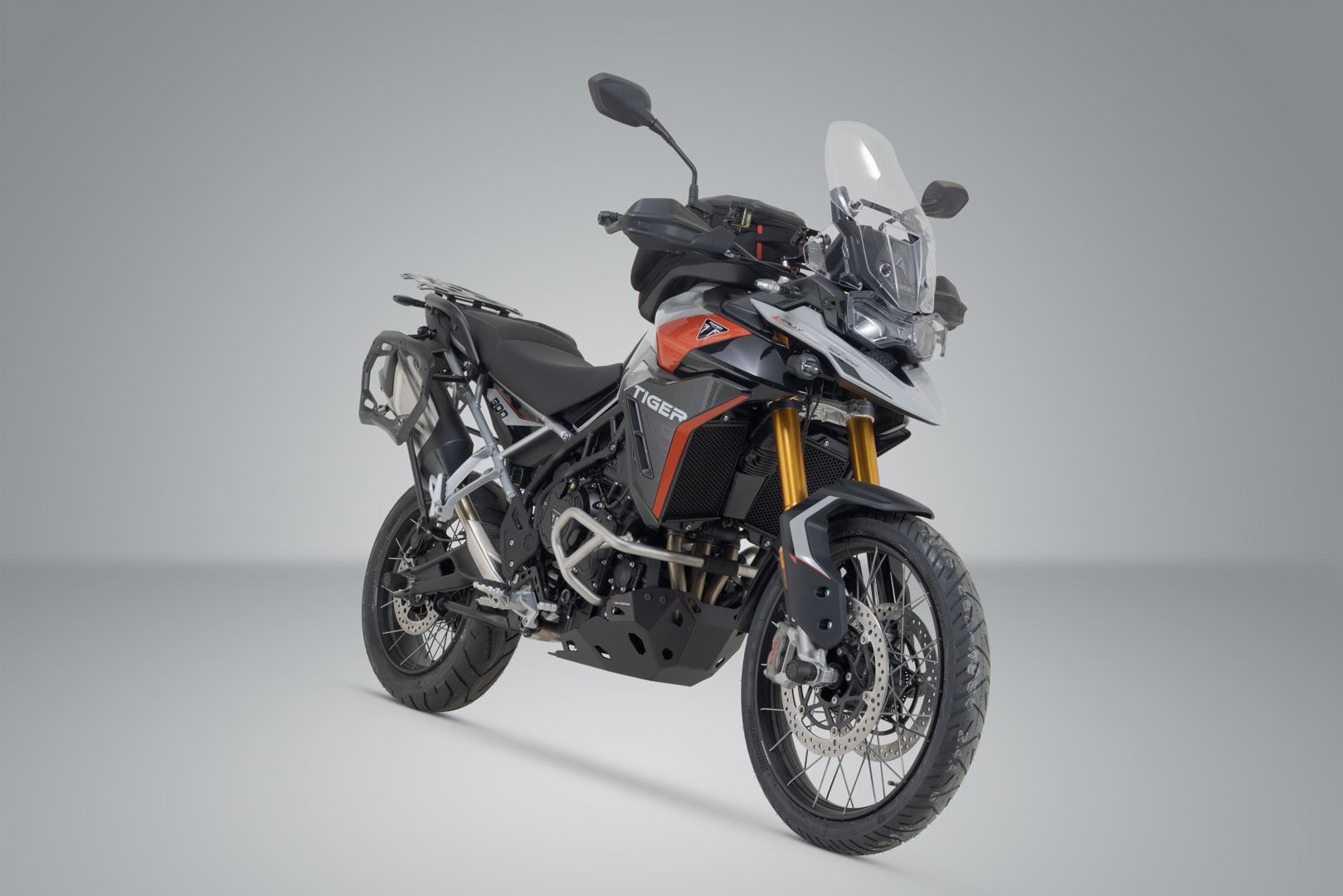 PRO side carrier Black. Triumph Tiger 900 GT / Rally Pro (23-).