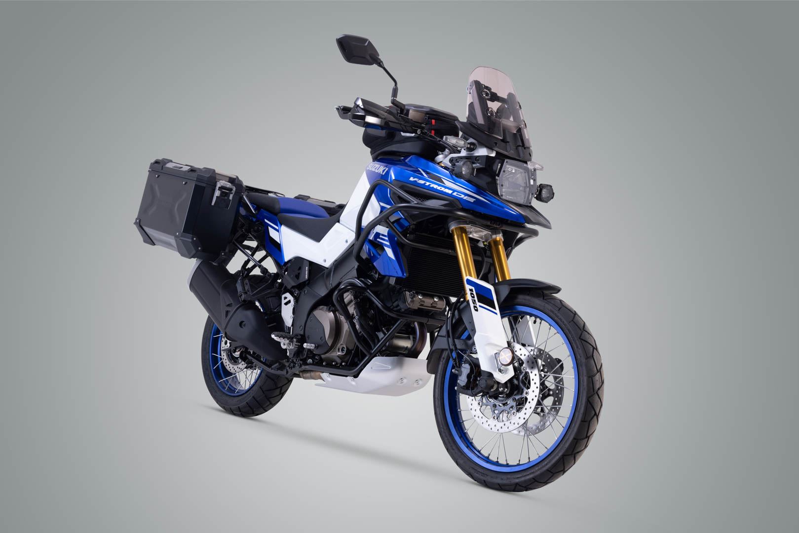 TRAX ADV aluminium case system Black. 45/37 l. Suzuki V-Strom 1050DE (21-).