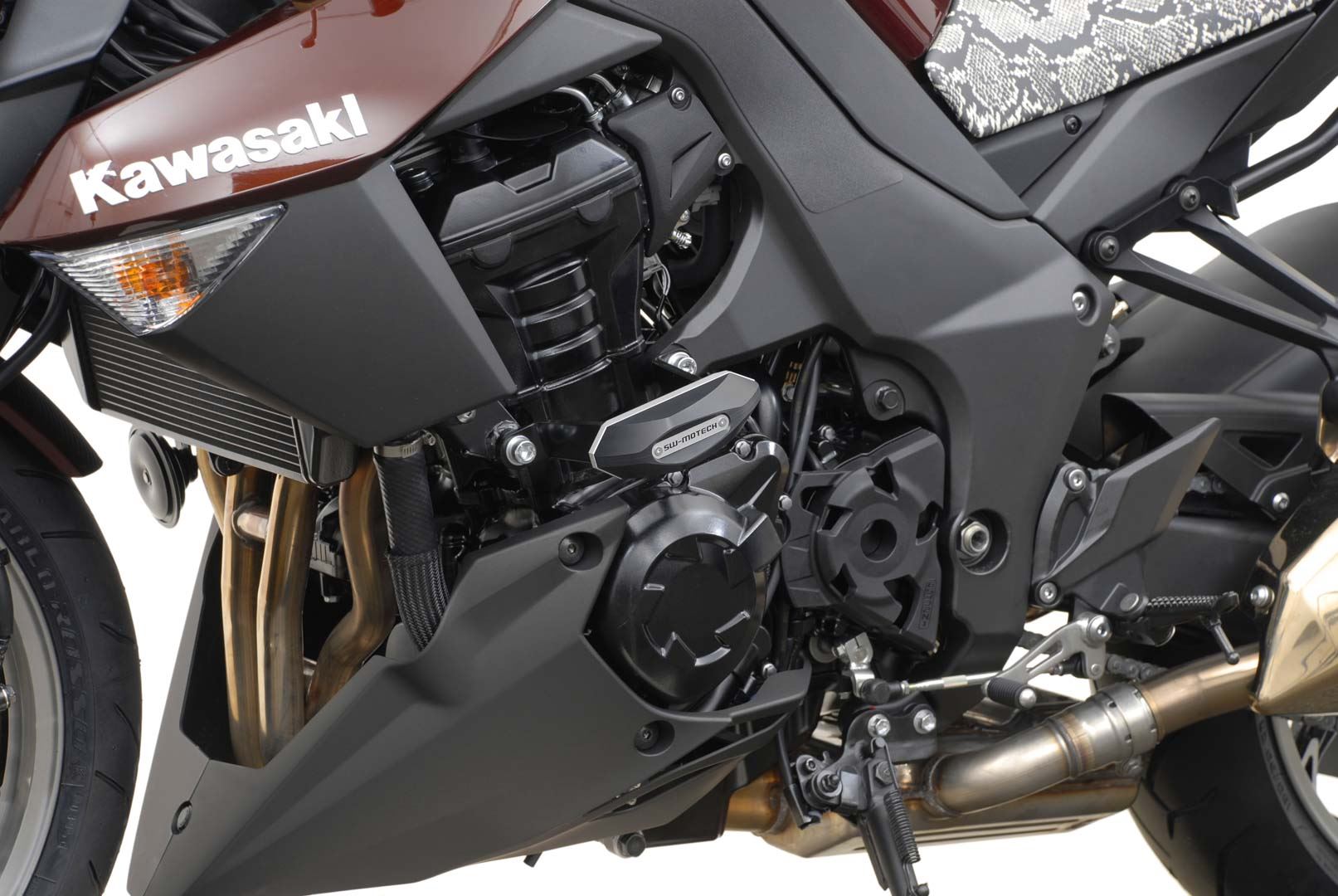 Frame slider kit Black. Kawasaki Z 1000 (10-).