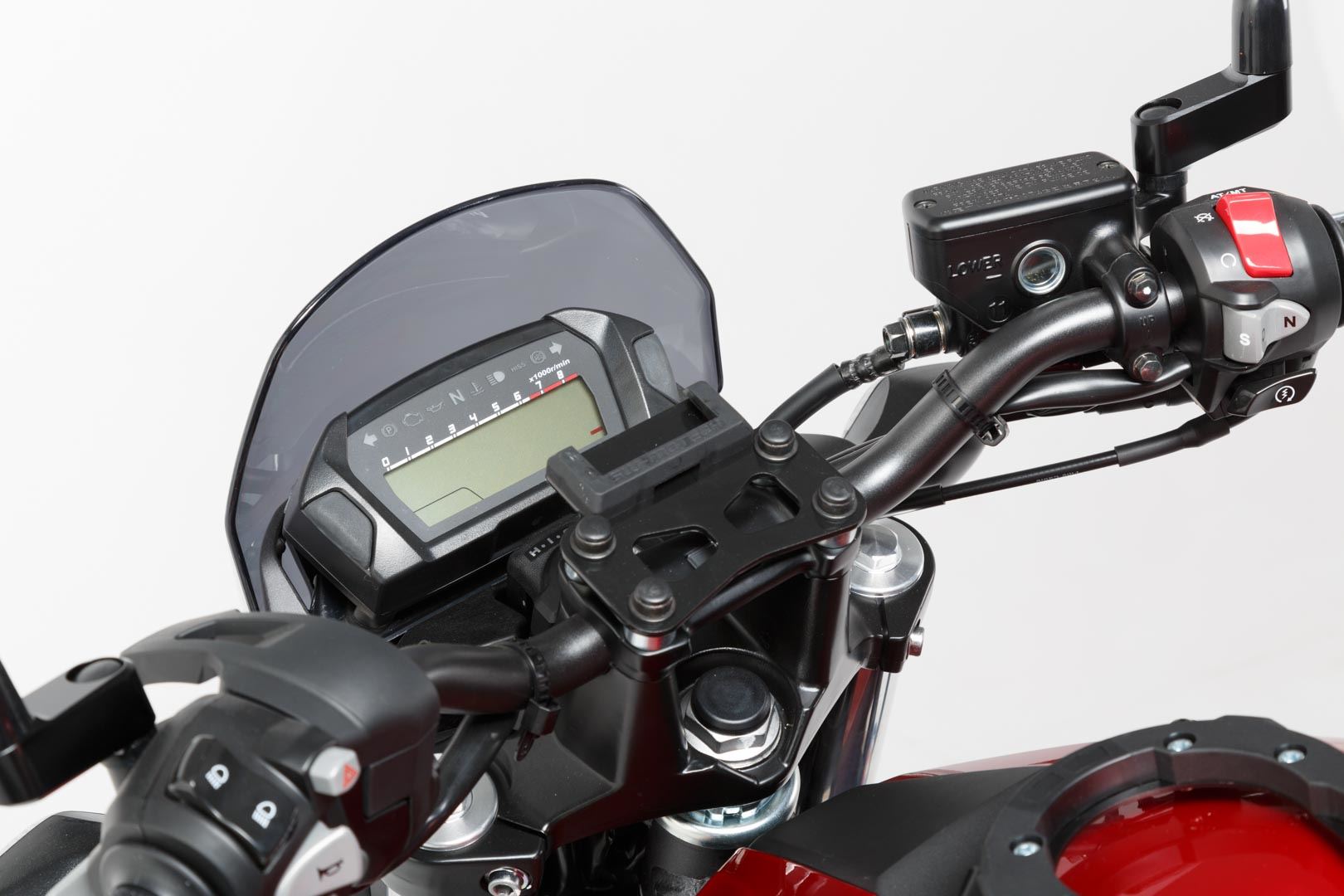 GPS Mount for Handlebar BMW / Honda / Suzuki models Black