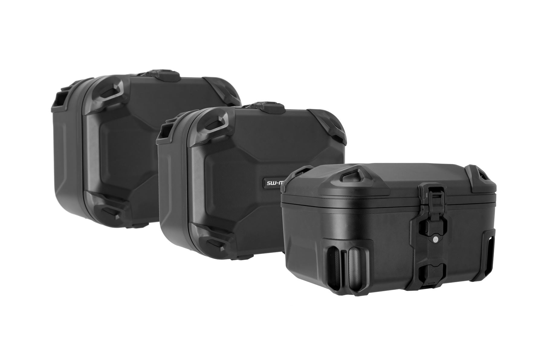 Adventure set DUSC with top case L Black. Ducati Multistrada V4 (20-).