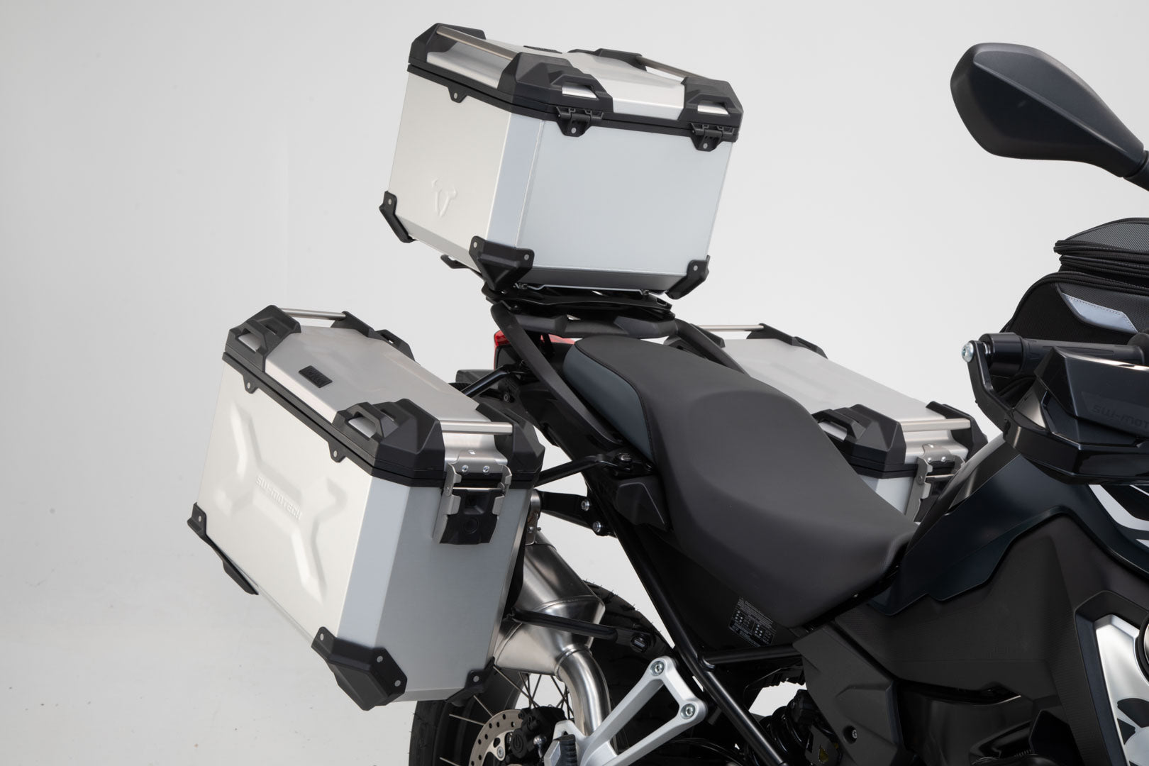 Adventure Set Luggage BMW F 750/850 GS (17-) For Stainless Steel Rack Black