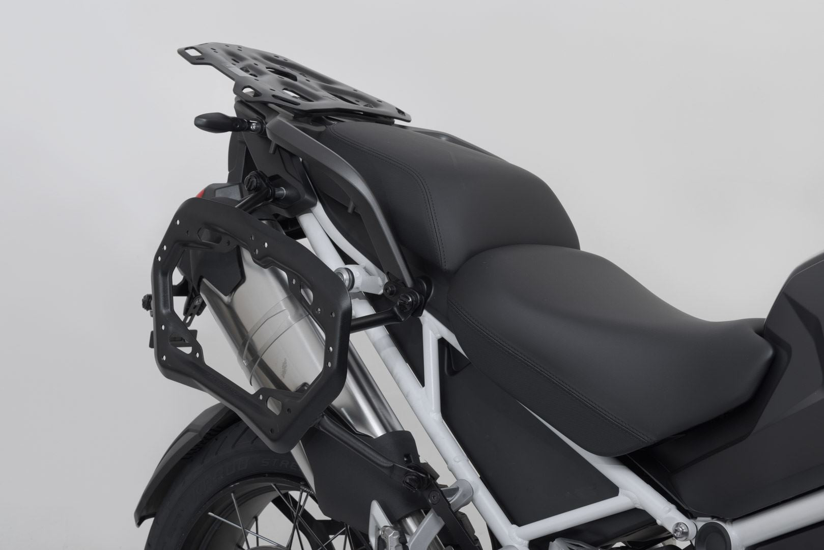 TRAX ADV aluminium case system Silver. 45/37L. Tiger 1200 Rally / GT Explorer.