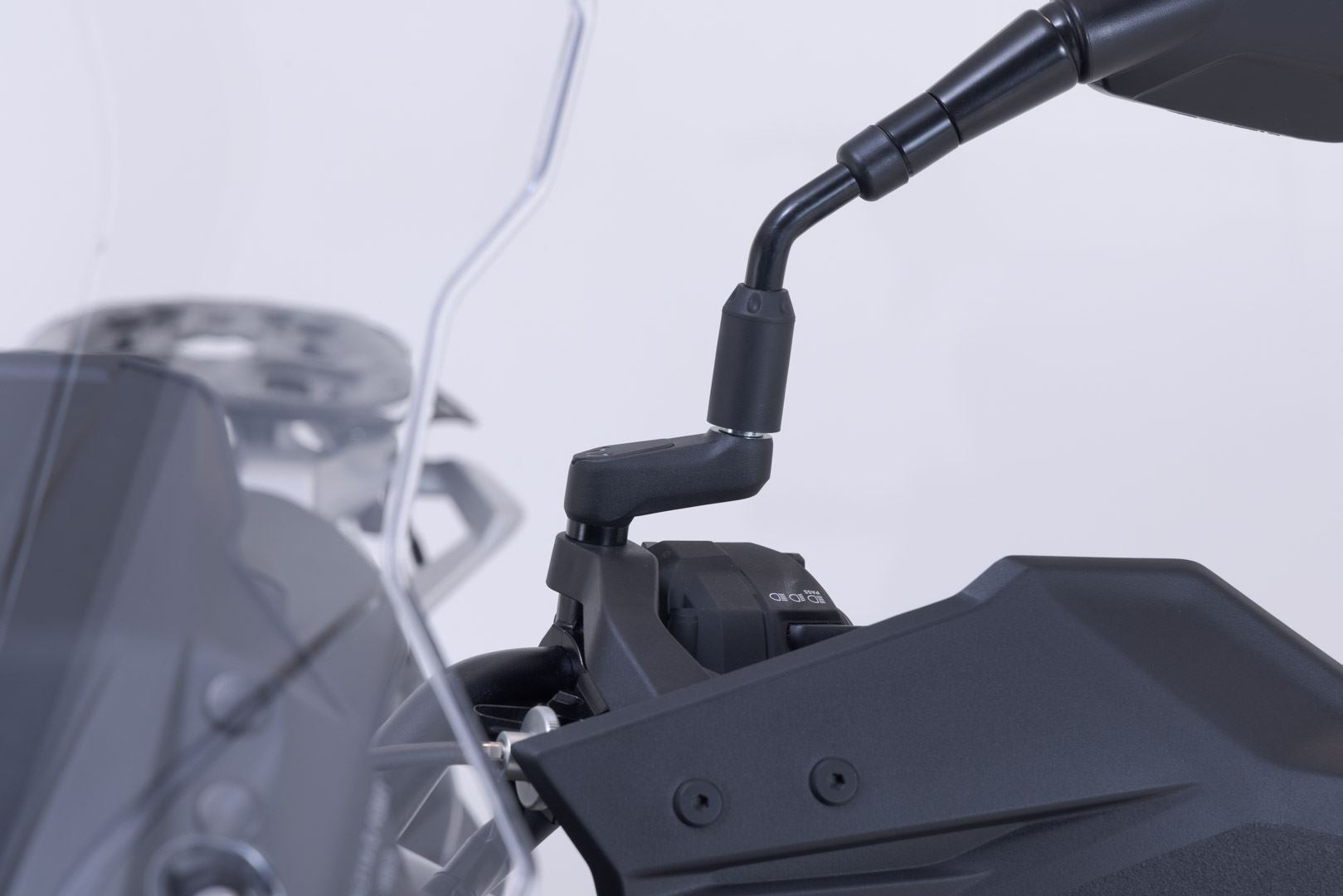 Mirror extension Black. Suzuki V-Strom 800DE/1050DE GSX-S1000GX.