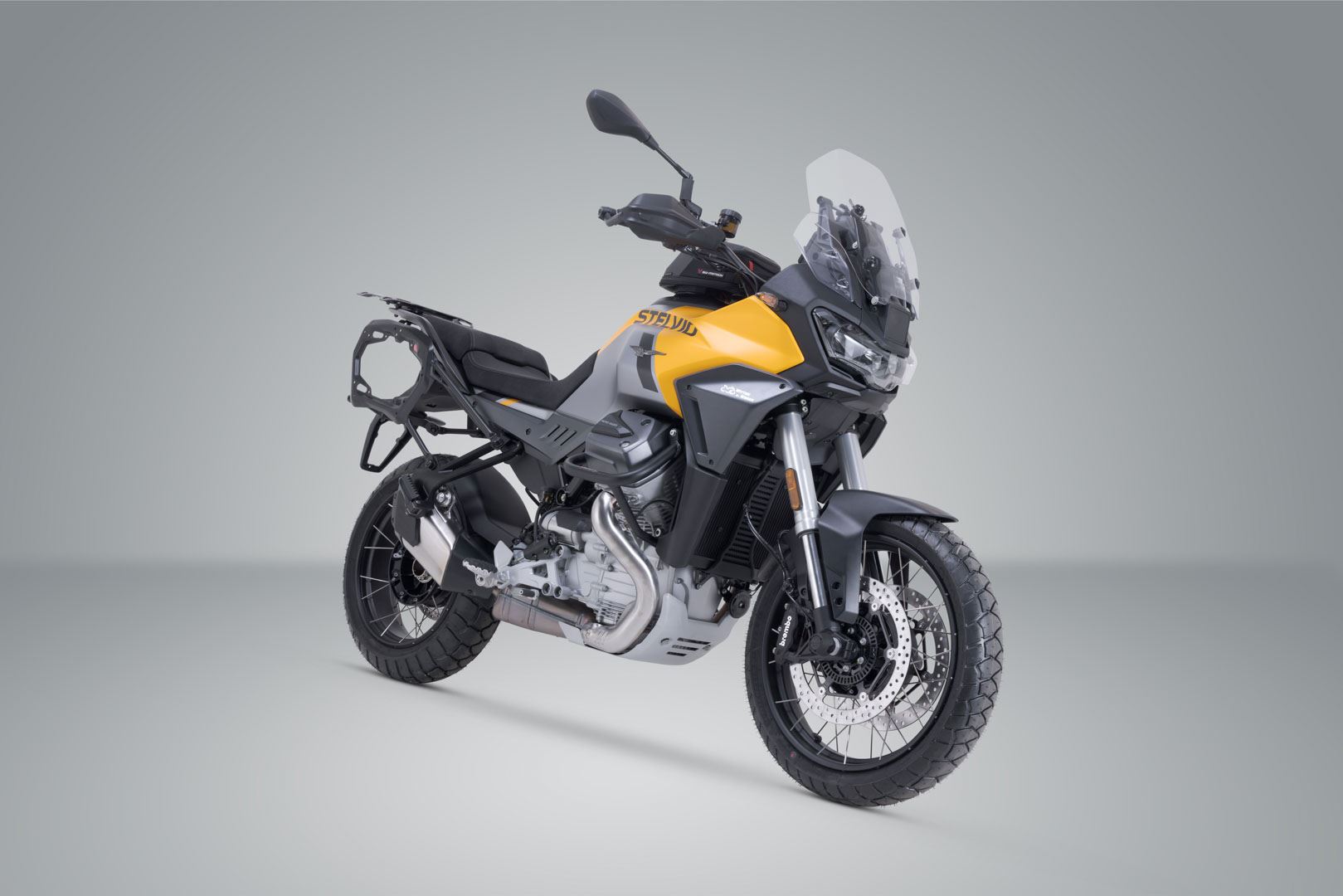 PRO side carrier Black. Moto Guzzi Stelvio (23-)