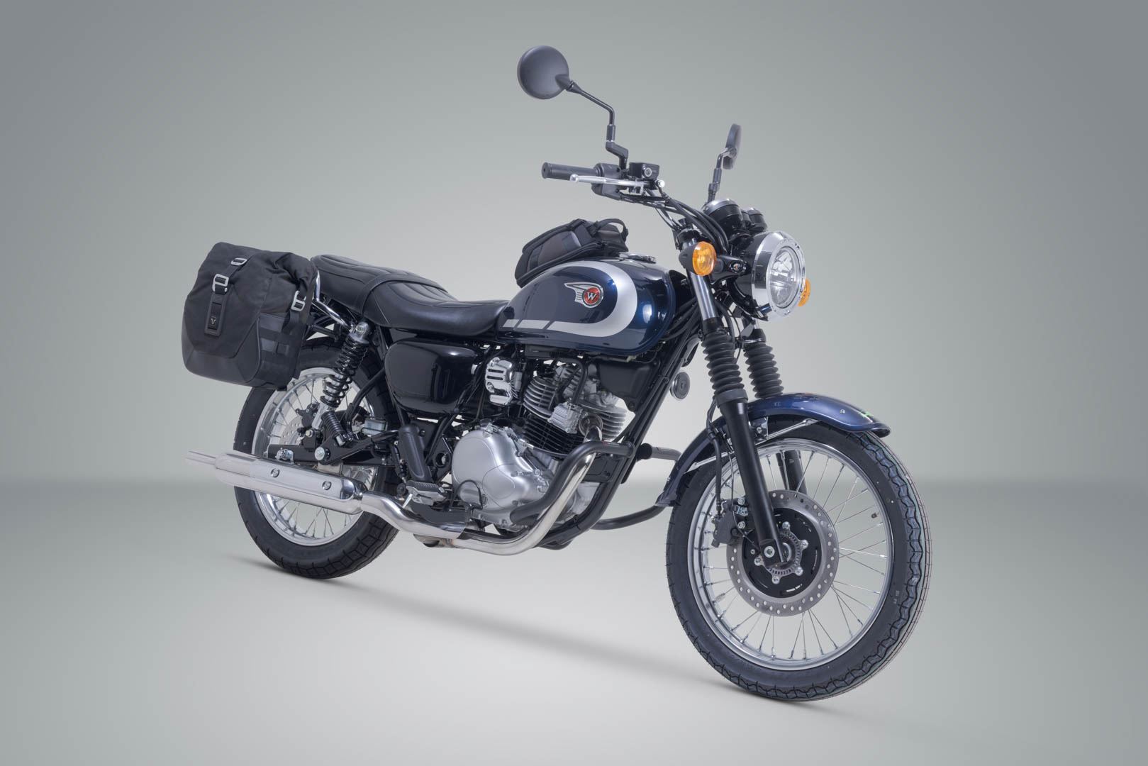 Legend Gear side bag system LC Black Edition Kawasaki W230 (24-).