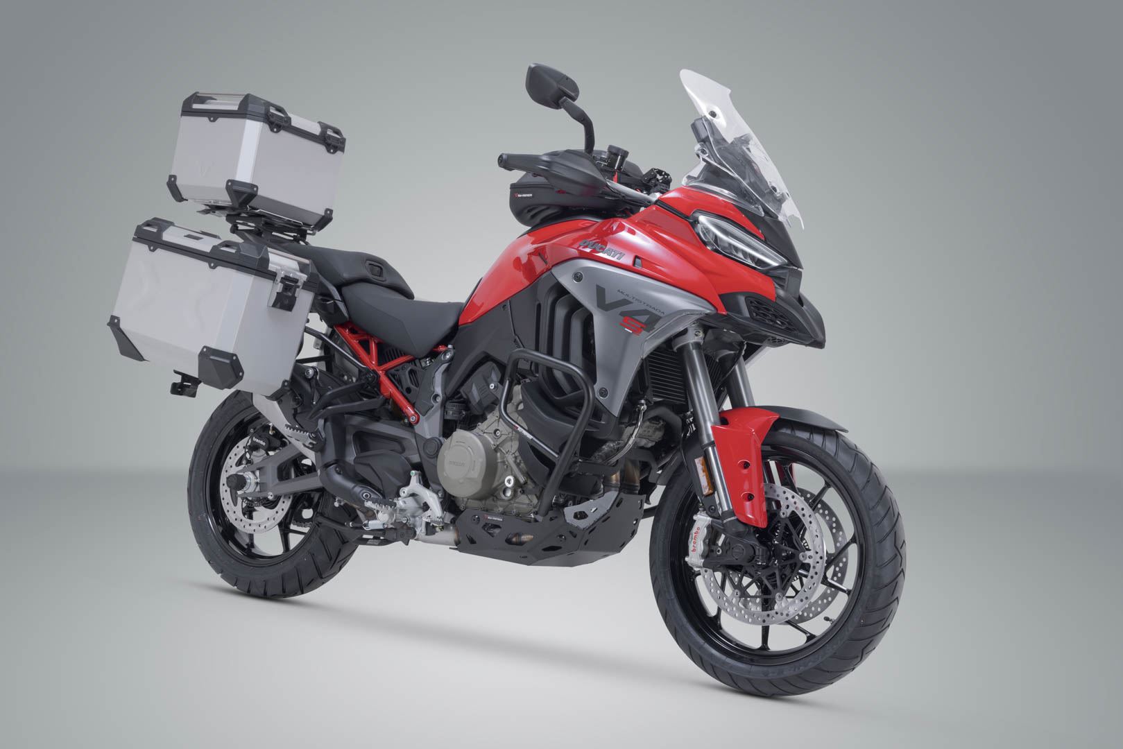 Adventure Set TRAX ADV Silver. Ducati Multistrada V4 (20-).