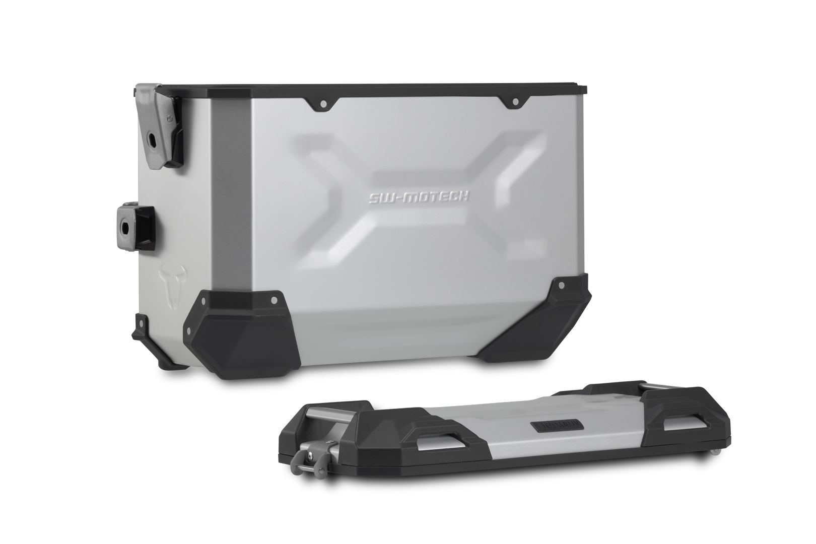 TRAX ADV aluminum case system Silver. 45/45 l. Ducati Multistrada V4 (20-).