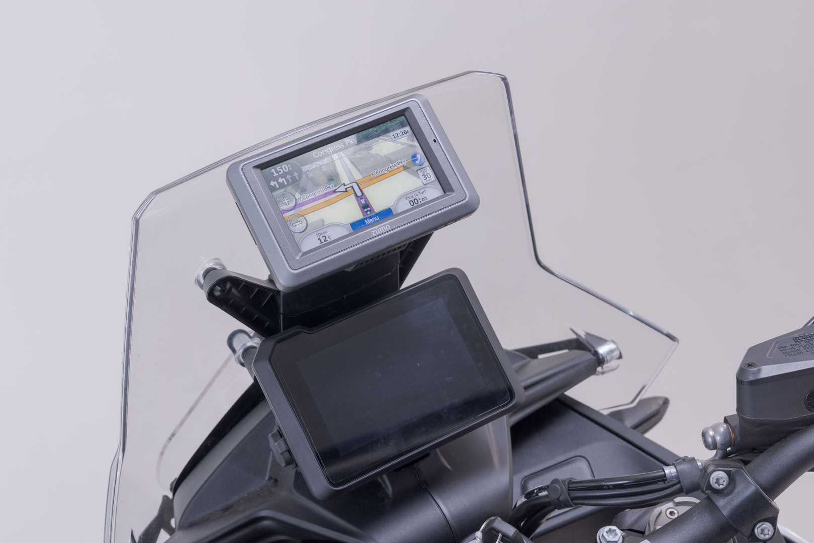GPS mount for cockpit KTM 890 Adv (22-) Black