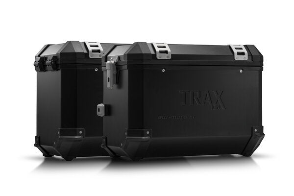TRAX ION Aluminum Case System 45/45 liter Ducati Multistrada V4 (20-) Black