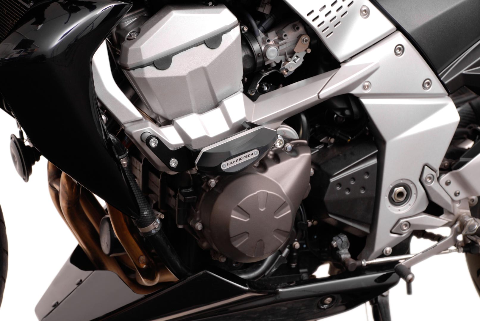 Slider set for frame Black Kawasaki Z750 (07-12) Z750R (11-12)