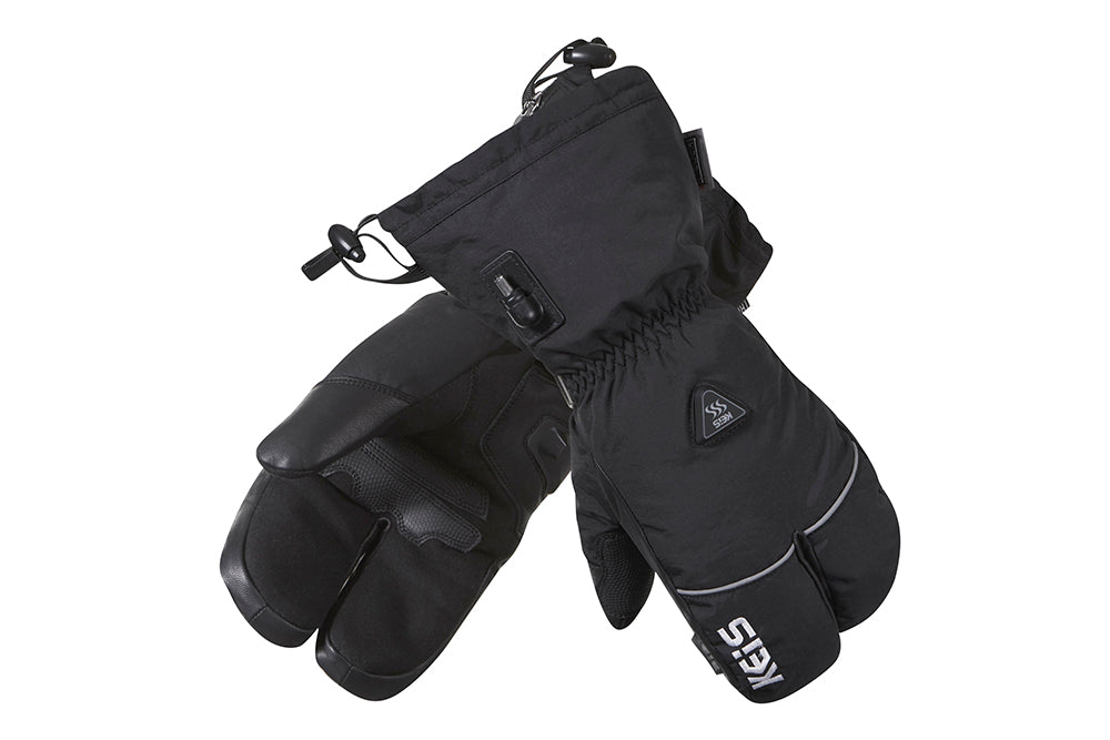 Heated Motorcycle Gloves - EXTREME G301 '3-Finger'