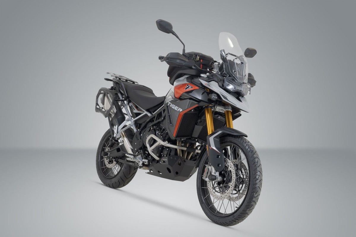 Adventure set DUSC with top case XL Black. Triumph Tiger 900/GT/Rally/Pro (19-23).