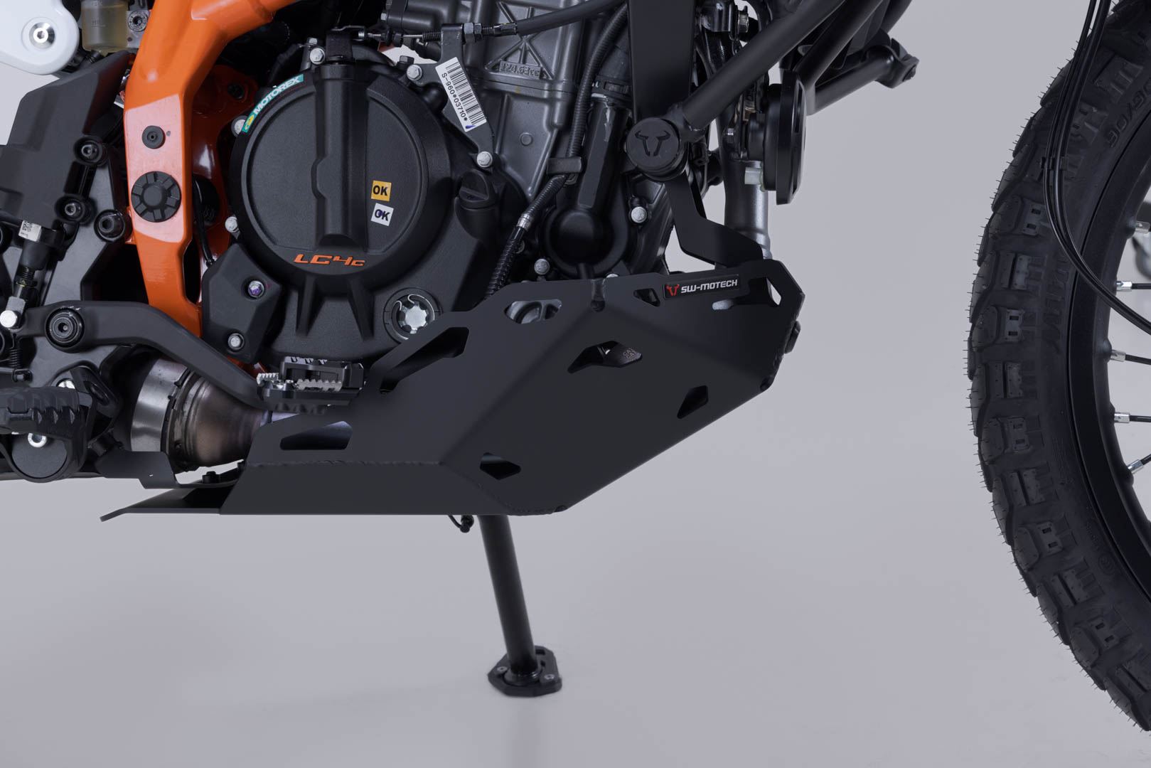 Engine guard Black. KTM 125/250/390 models (25-).