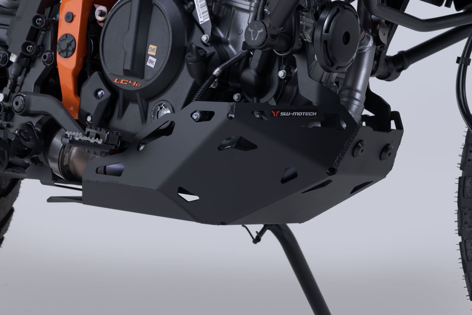 Engine guard Black. KTM 125/250/390 models (25-).