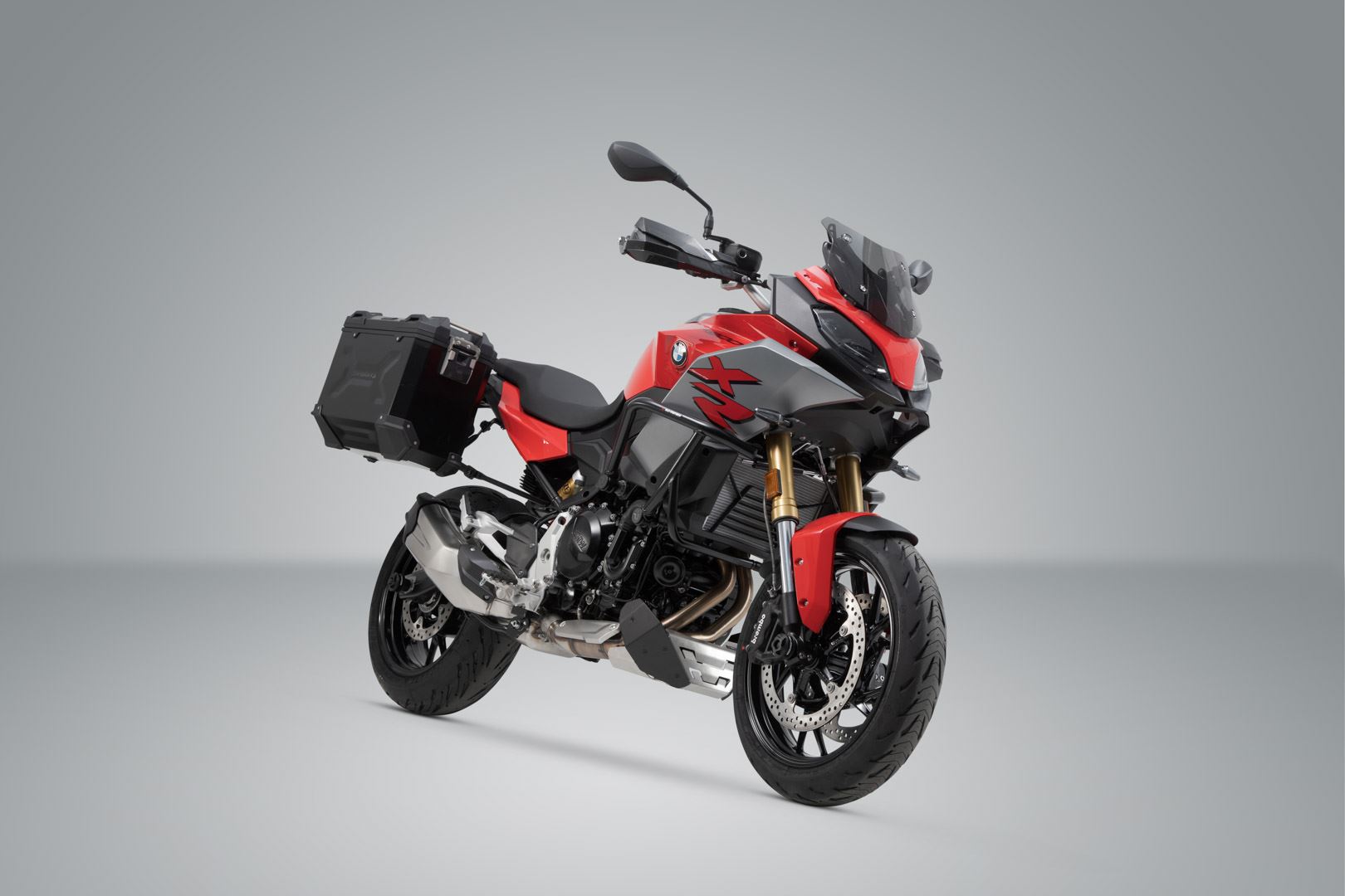 TRAX ADV aluminium case system  Black. 37/37 l. BMW F 900 R / XR (19-24).