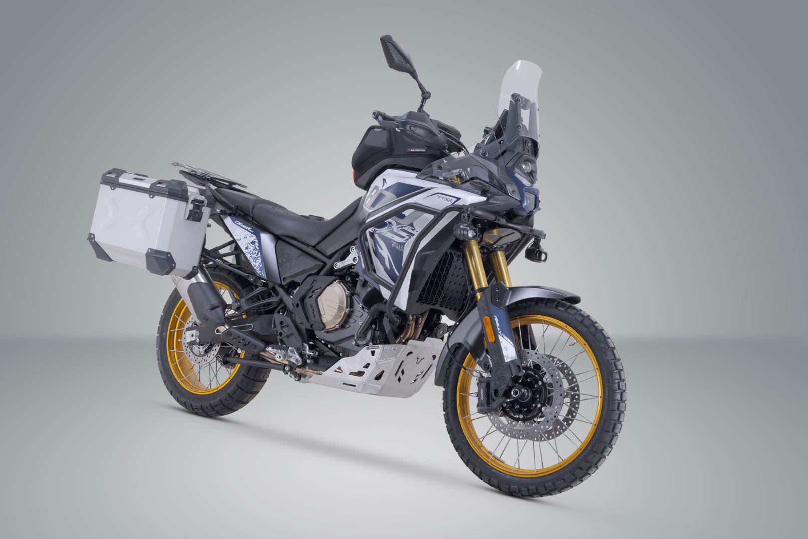 TRAX ADV aluminium case system Silver. 45/37 l. Voge DS800X Rally (25-).