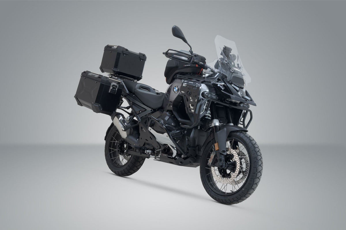 Adventure set Luggage Black. R 1300 GS Adv (24-). BMW top case holder.