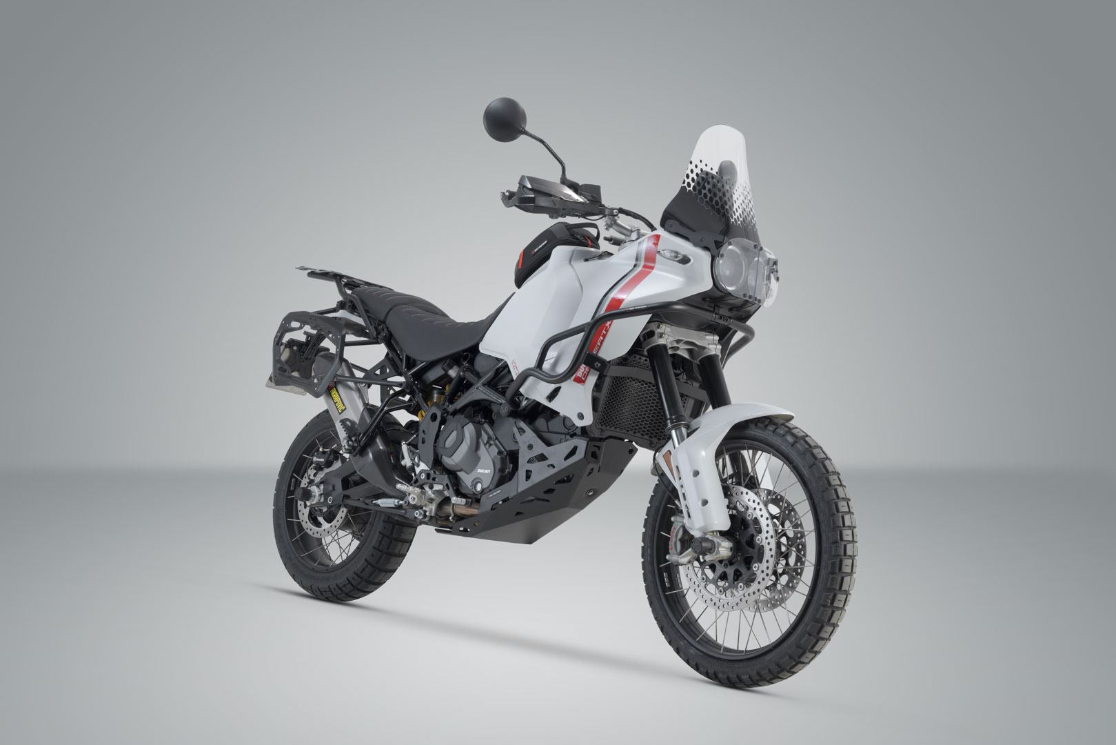 PRO side carrier US model Black. Ducati DesertX (22-) / Rally (23-).