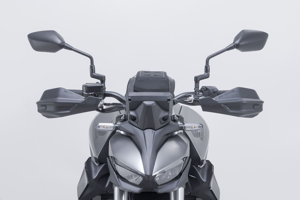 Adventure handguard kit 22mm to 1 inch For hollow handlebars Black