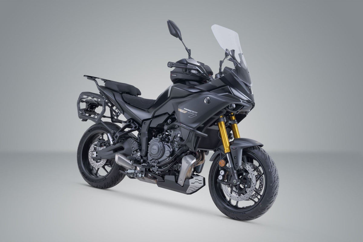 Adventure set DUSC with top case L Black. Yamaha Tracer 7 / GT (25-).