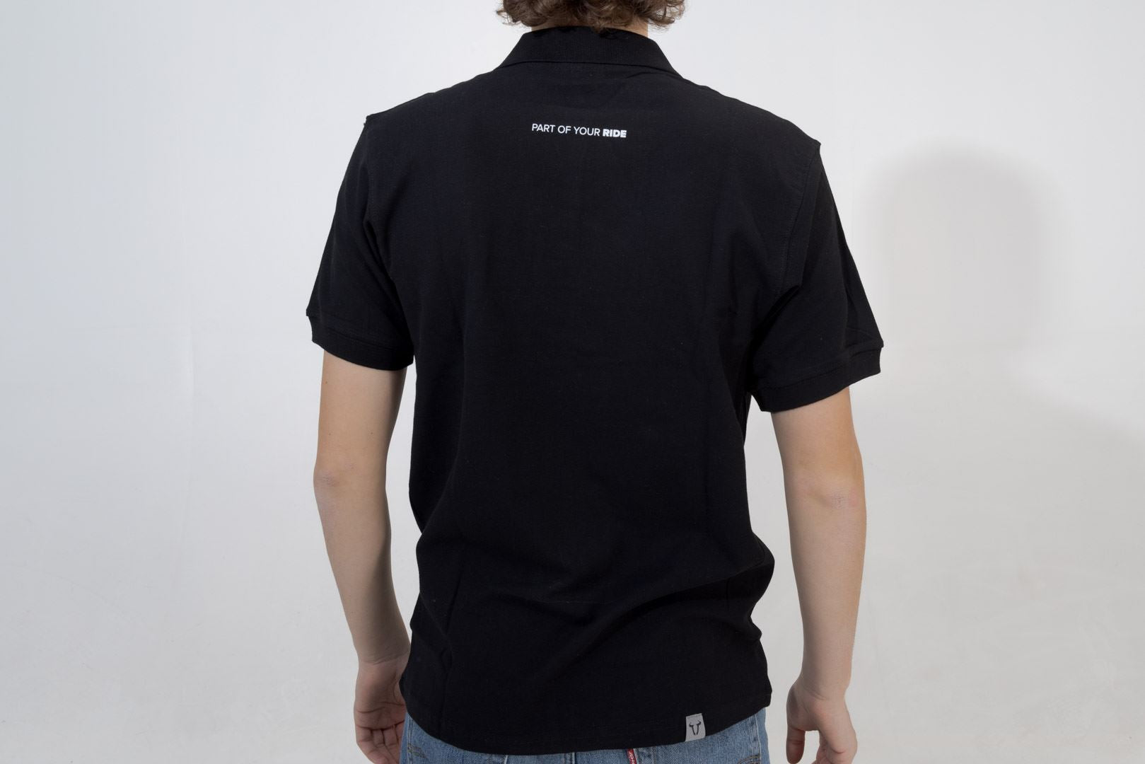 Polo shirt Core Line. Black. Men. Size M.