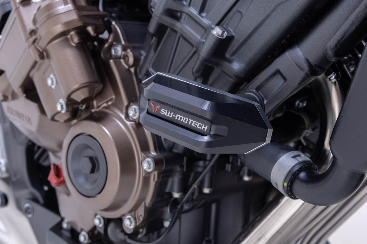 Frame slider kit Black. Honda CB650R E-Clutch (23-).