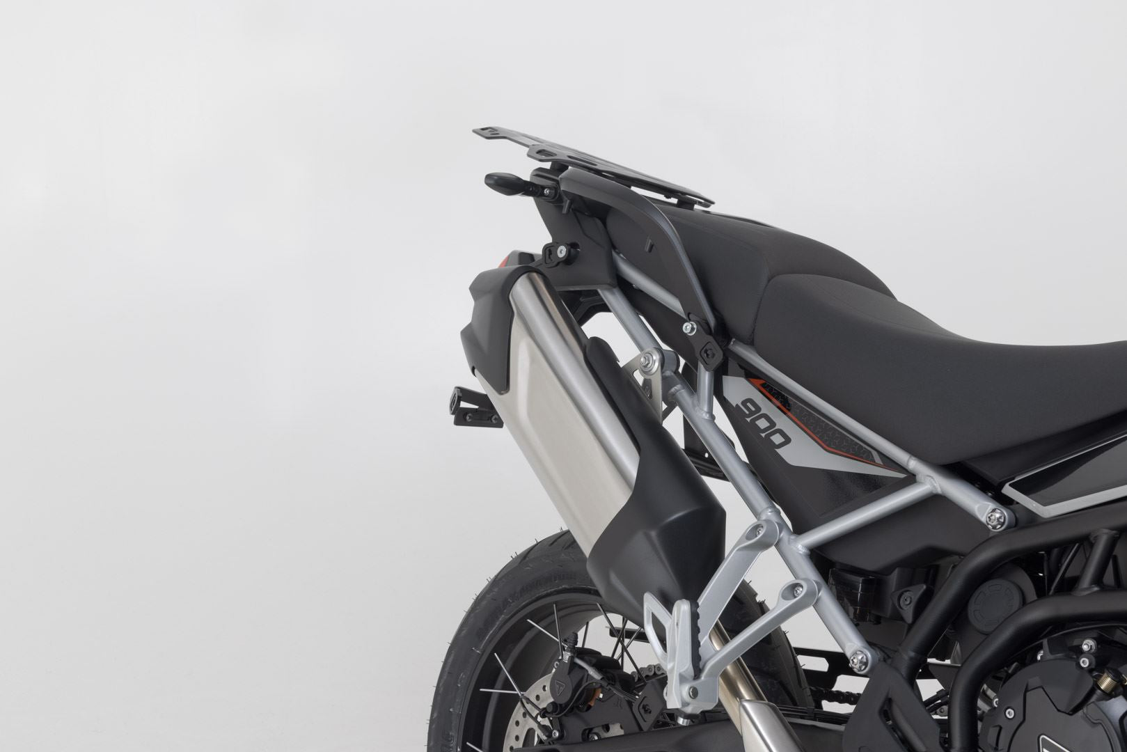 PRO side carrier Black. Triumph Tiger 900 GT / Rally Pro (23-).