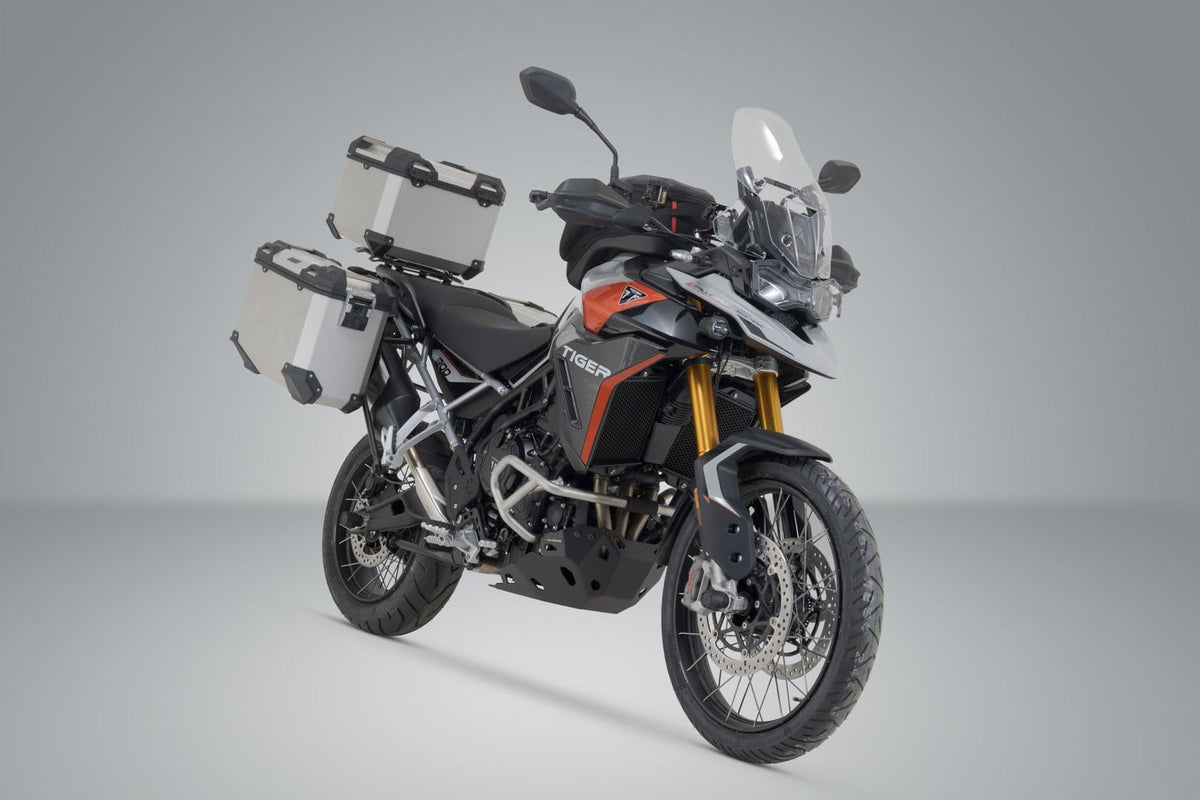Adventure set luggage Silver. Triumph Tiger 900 GT / Rally Pro (23-).