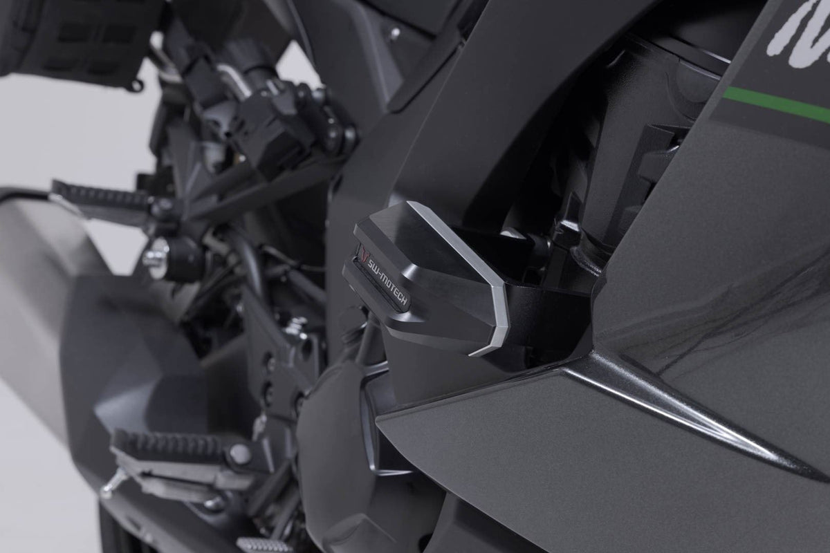 Frame slider kit Black. Kawasaki Ninja 1000SX, 1100 SX/SE.