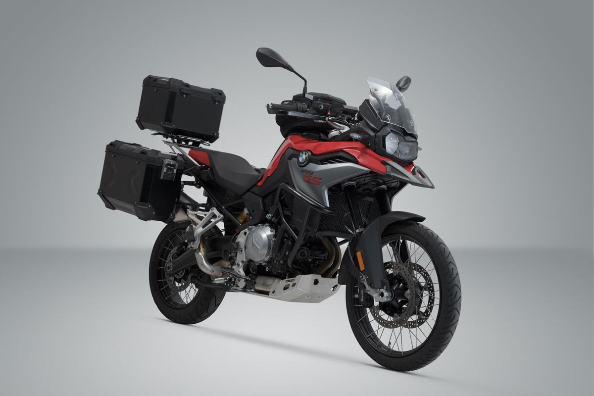 Adventure Set Luggage BMW F 750/850 GS (17-) For Stainless Steel Rack Black
