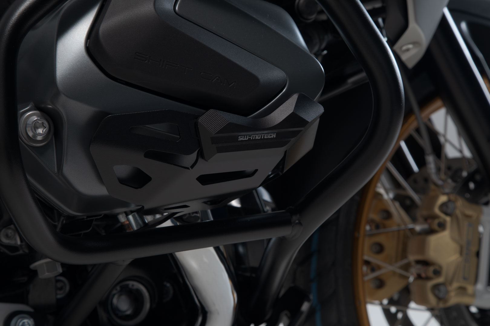 Cylinder guard Black. BMW R 1250 GS (18-), R 1250 R (18-).