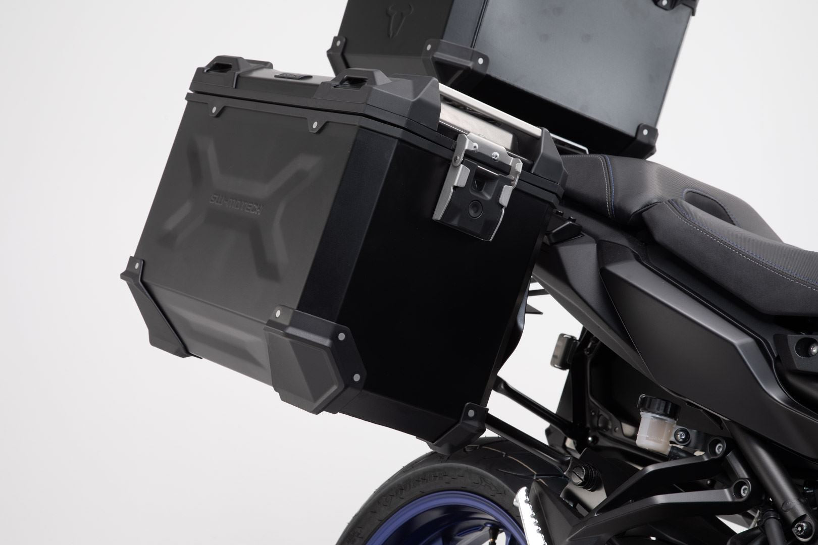 TRAX ADV aluminium case system Black. 45/45 l. MT-09 Tracer Tracer 900/GT.