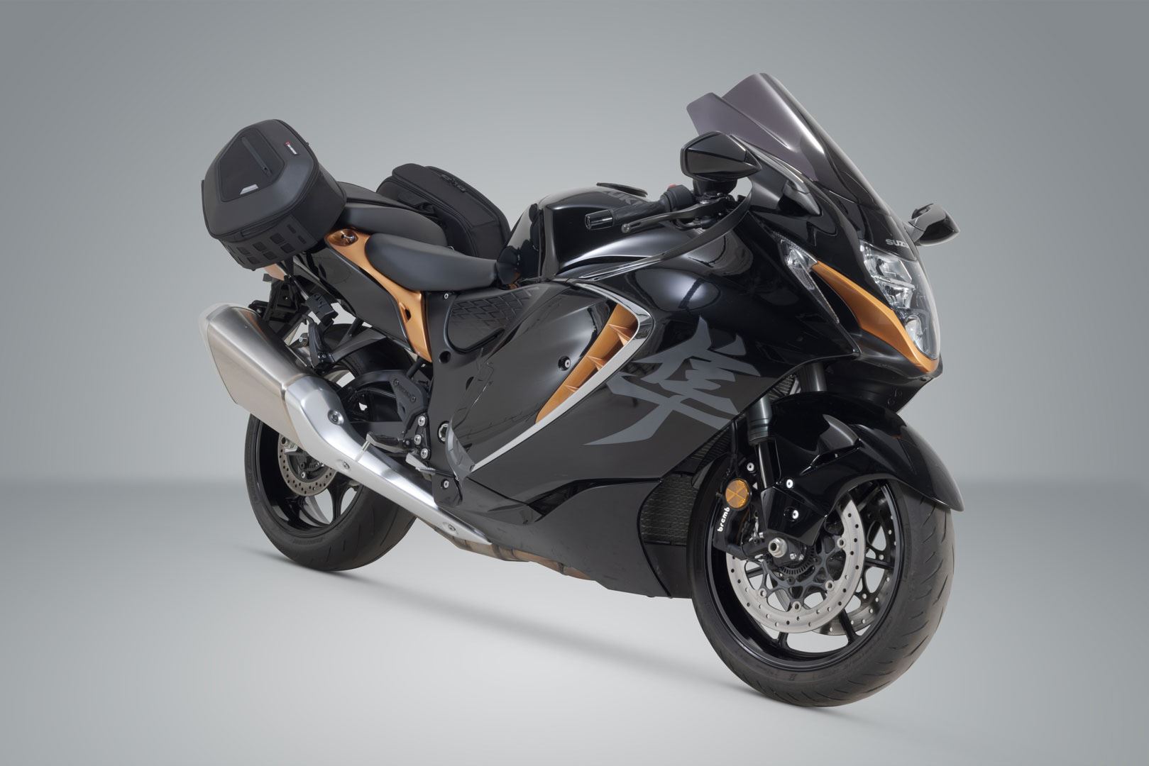 PRO BLAZE H saddlebag set Black. Suzuki GSX 1300 R Hayabusa (08-20).