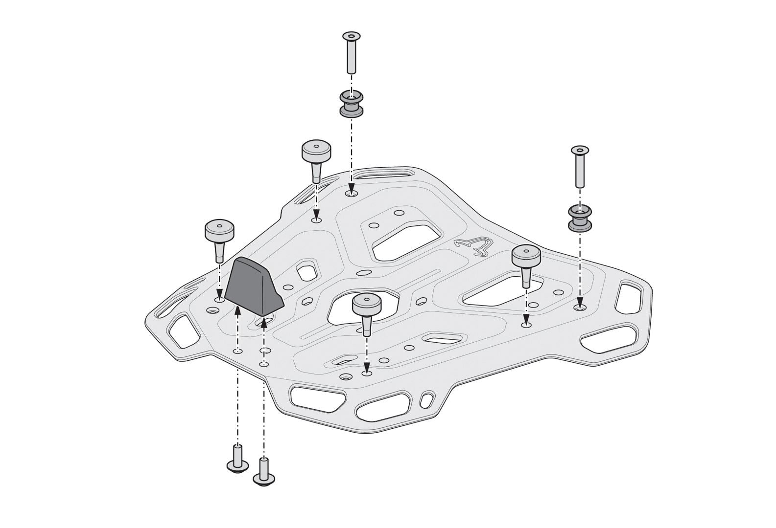 DUSC XL top case system Black. 55 l. BMW G 310 GS (17-).