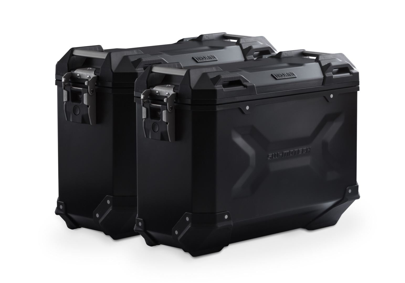 TRAX ADV aluminum case system US model Silver. 37/37 l. Ducati Multistrada V4 (20-).