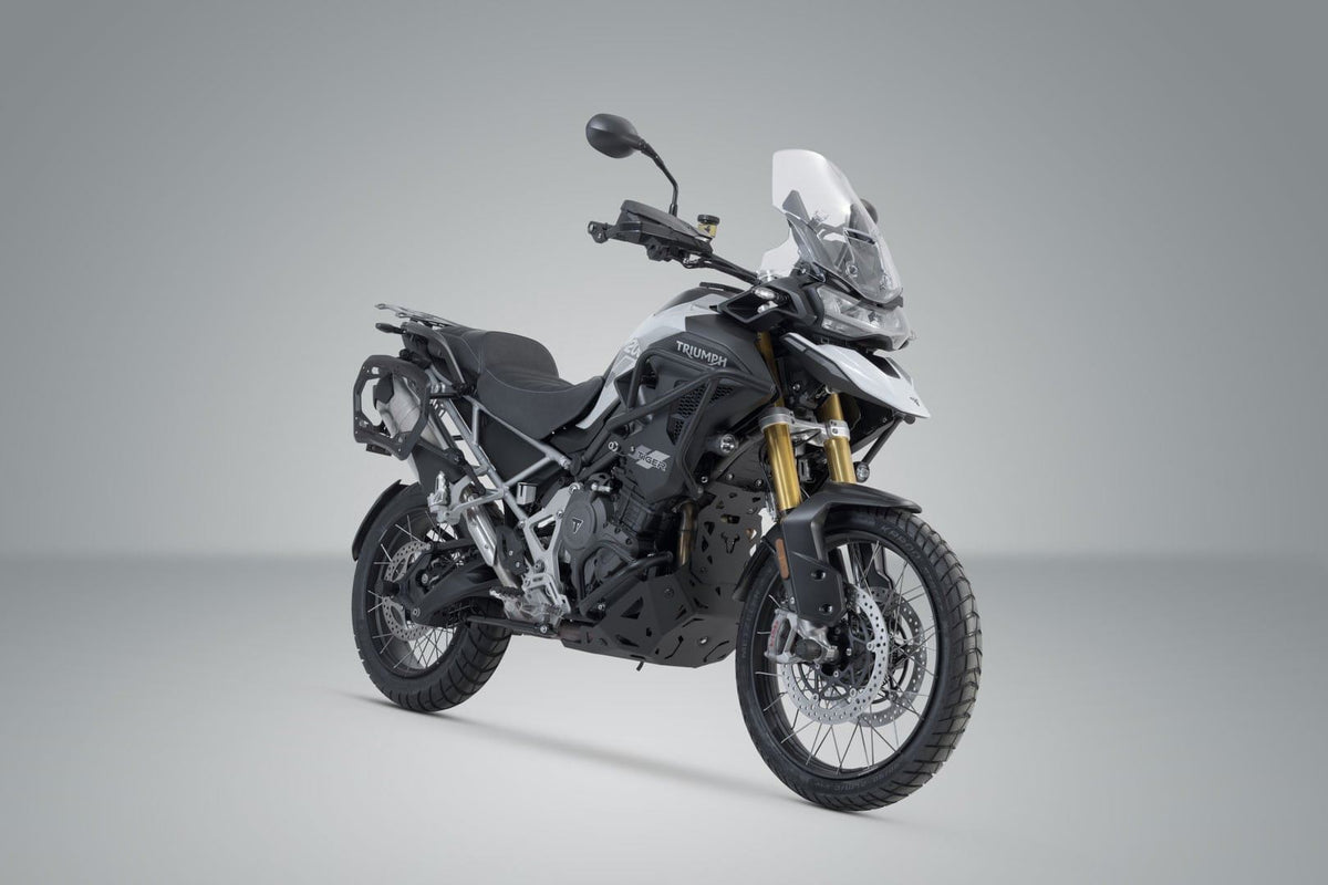 Adventure set DUSC with top case XL Black. Tiger 1200 Rally/GT Explorer.