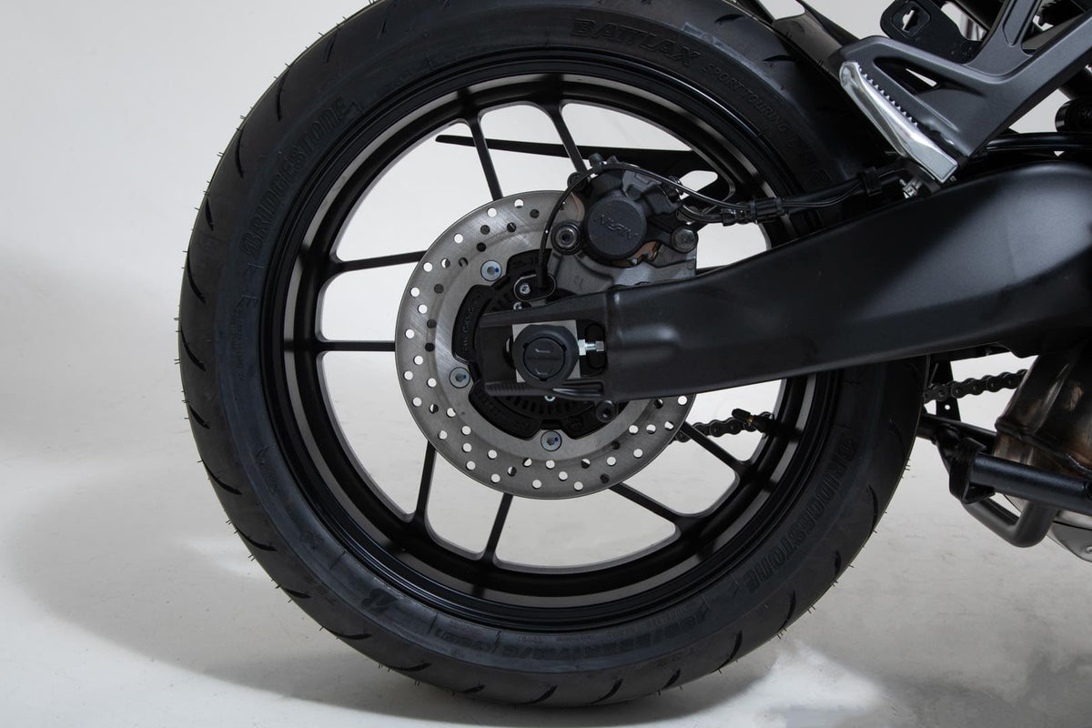 Slider set for rear axle Black. Yamaha Tracer 9 / GT (20-).