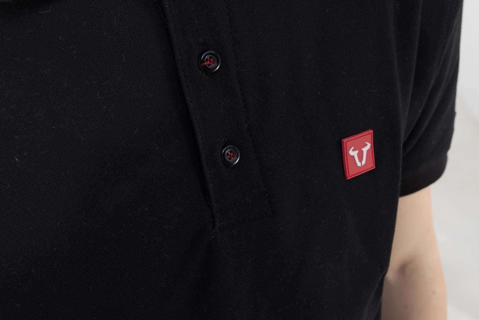Polo shirt Core Line. Black. Men. Size S.