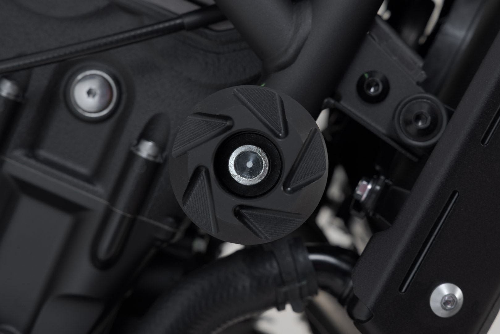 Frame slider kit Black. Yamaha XSR700 (15-) / XTribute (19-).