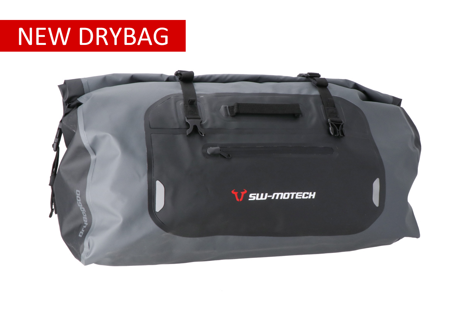 Drybag 600 tail bag Waterproof Grey/black 60 litre