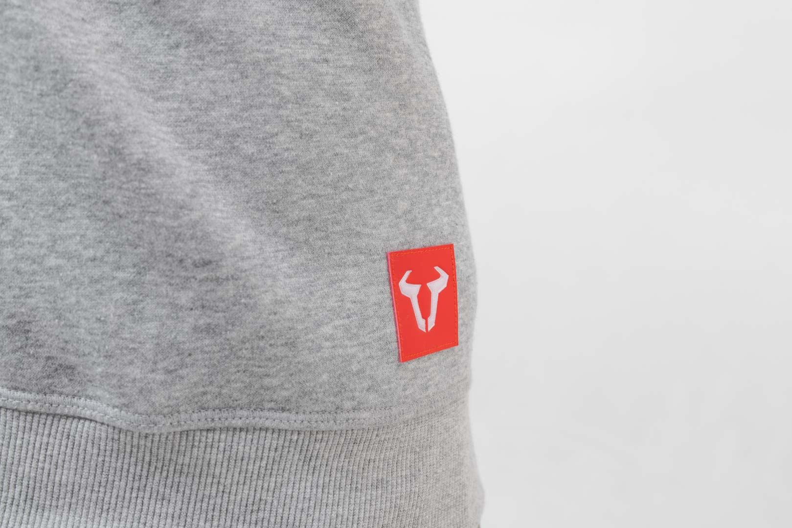 Hoodie Street Line. Grey. Unisex. Size XXXL.