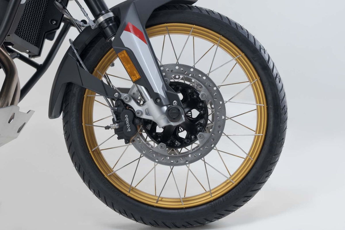 Slider set for front axle Black. BMW F750/800GS, F850GS/Adv, F900R/XR/GS.